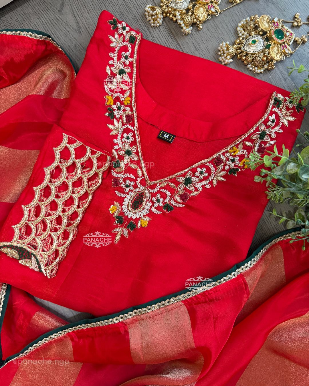 Meher cutwork suit set