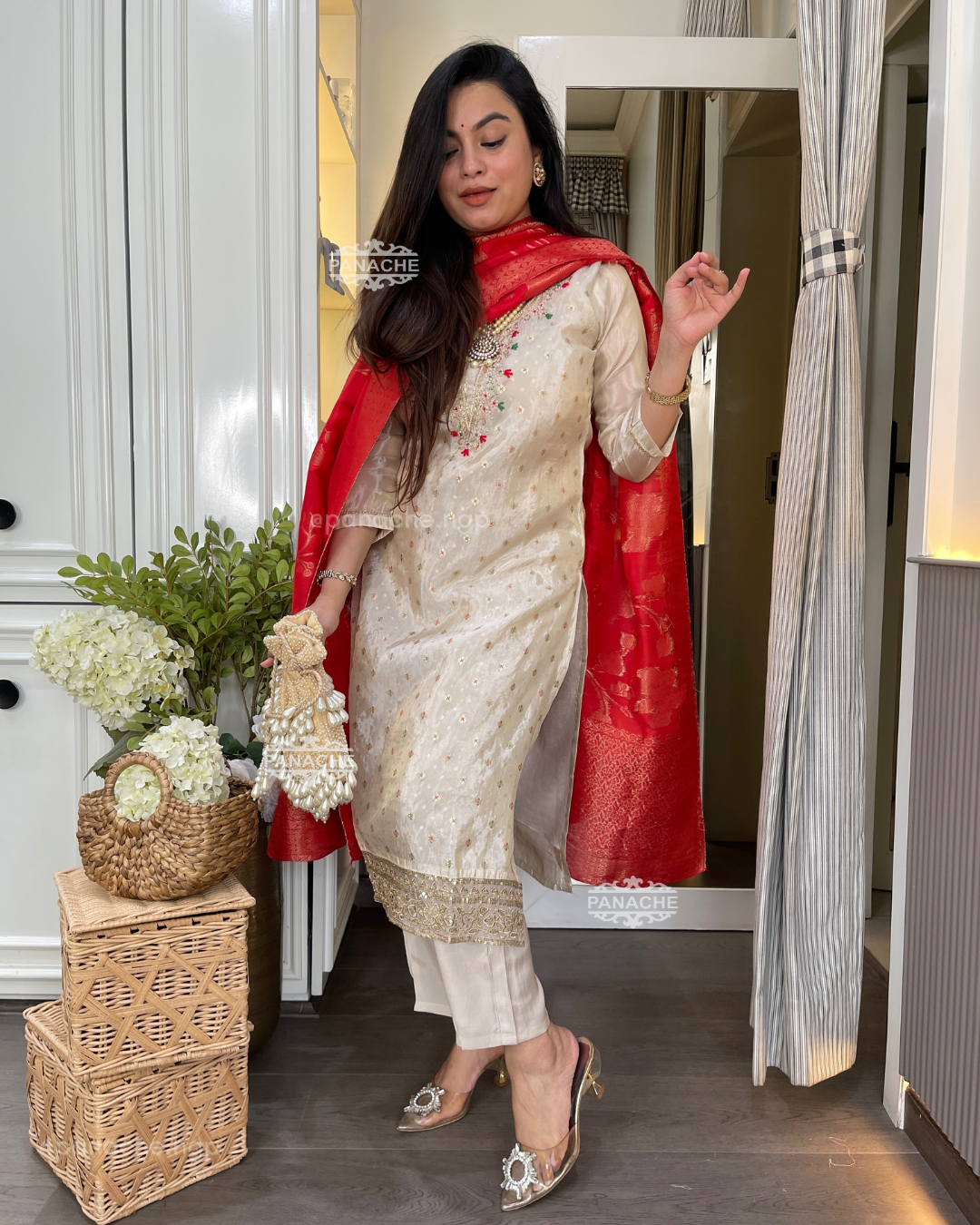 Organza Banarasi set