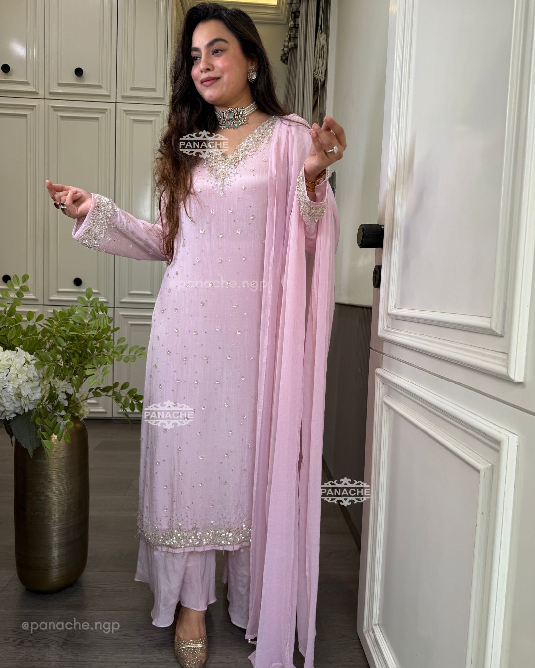 Pret Barbie pastels chiffon set