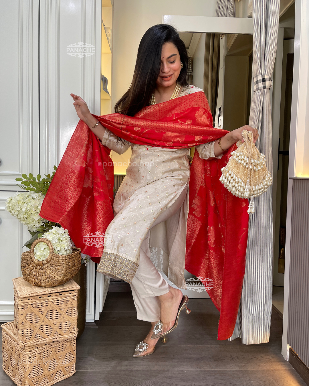 Organza Banarasi set