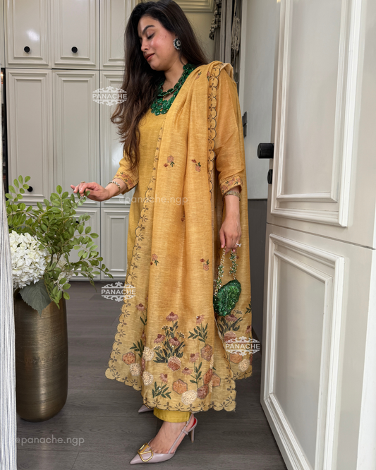 Yellow sunshine katha