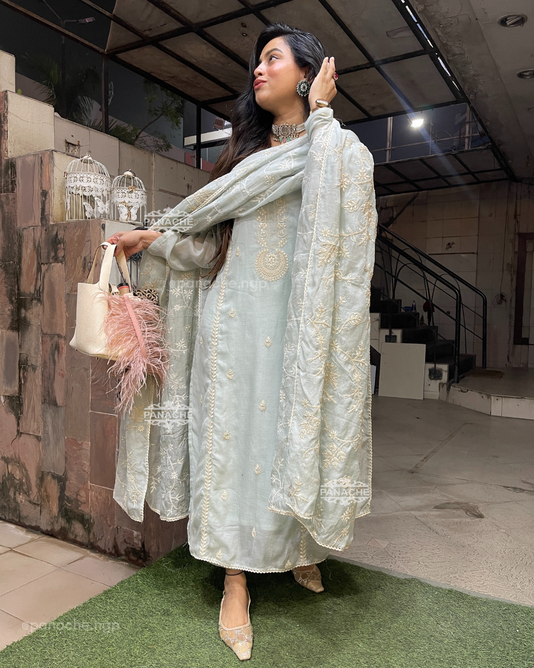 Winter pastels suits