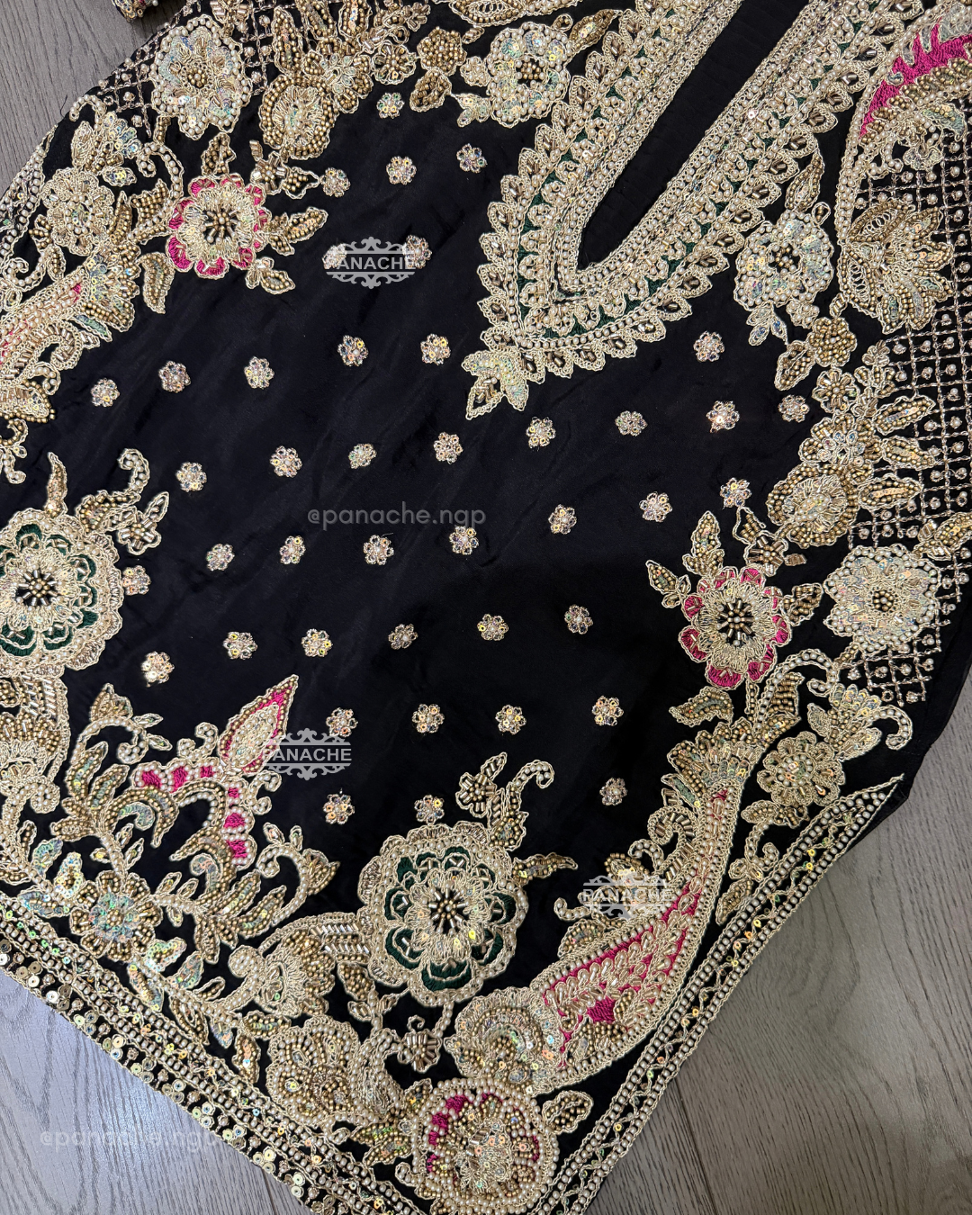Meher Sharara set (Black)