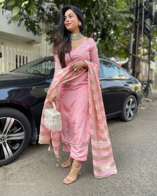 PARTYWEAR embellished suit set