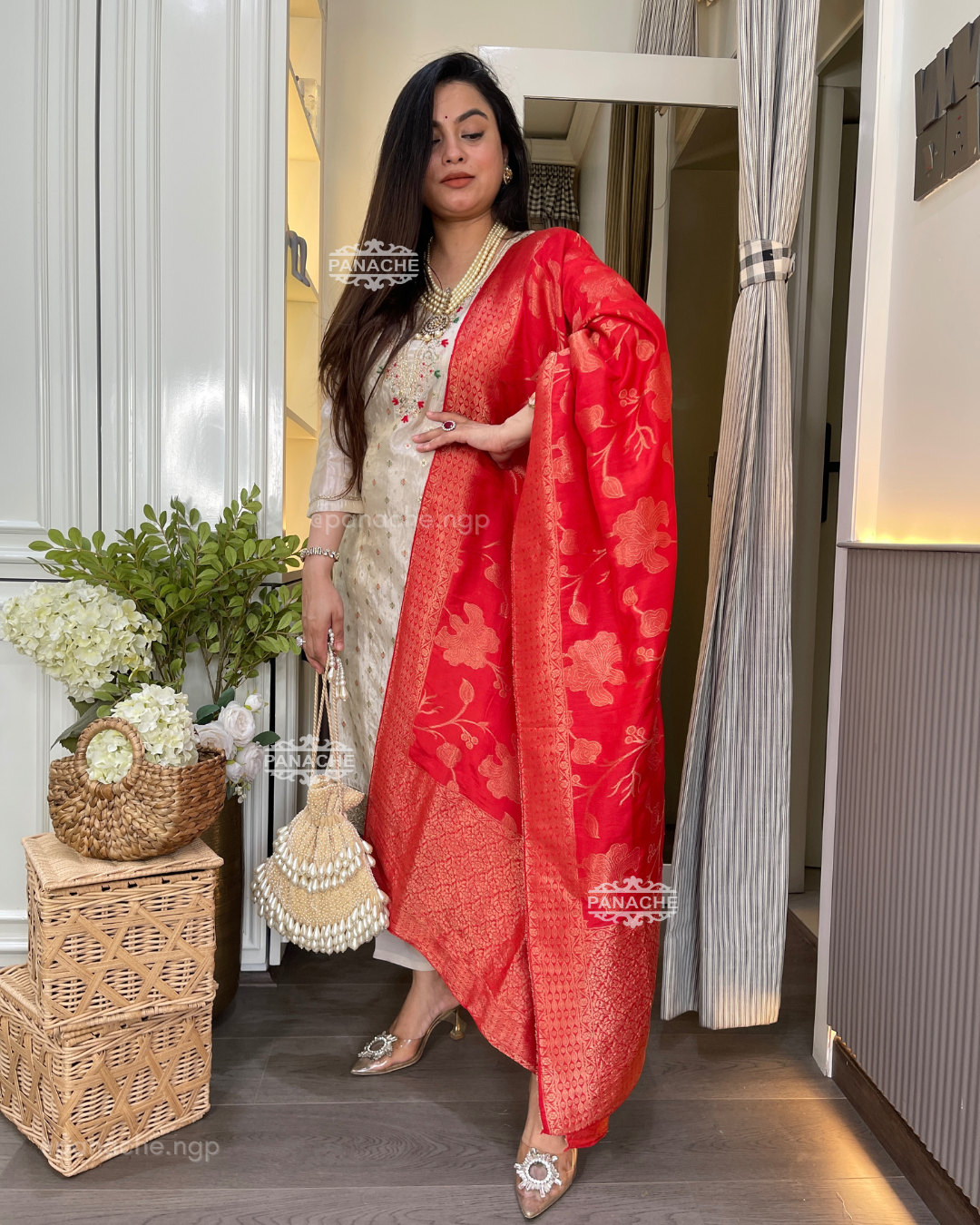 Organza Banarasi set