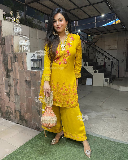 PARTYWEAR haldi coord set