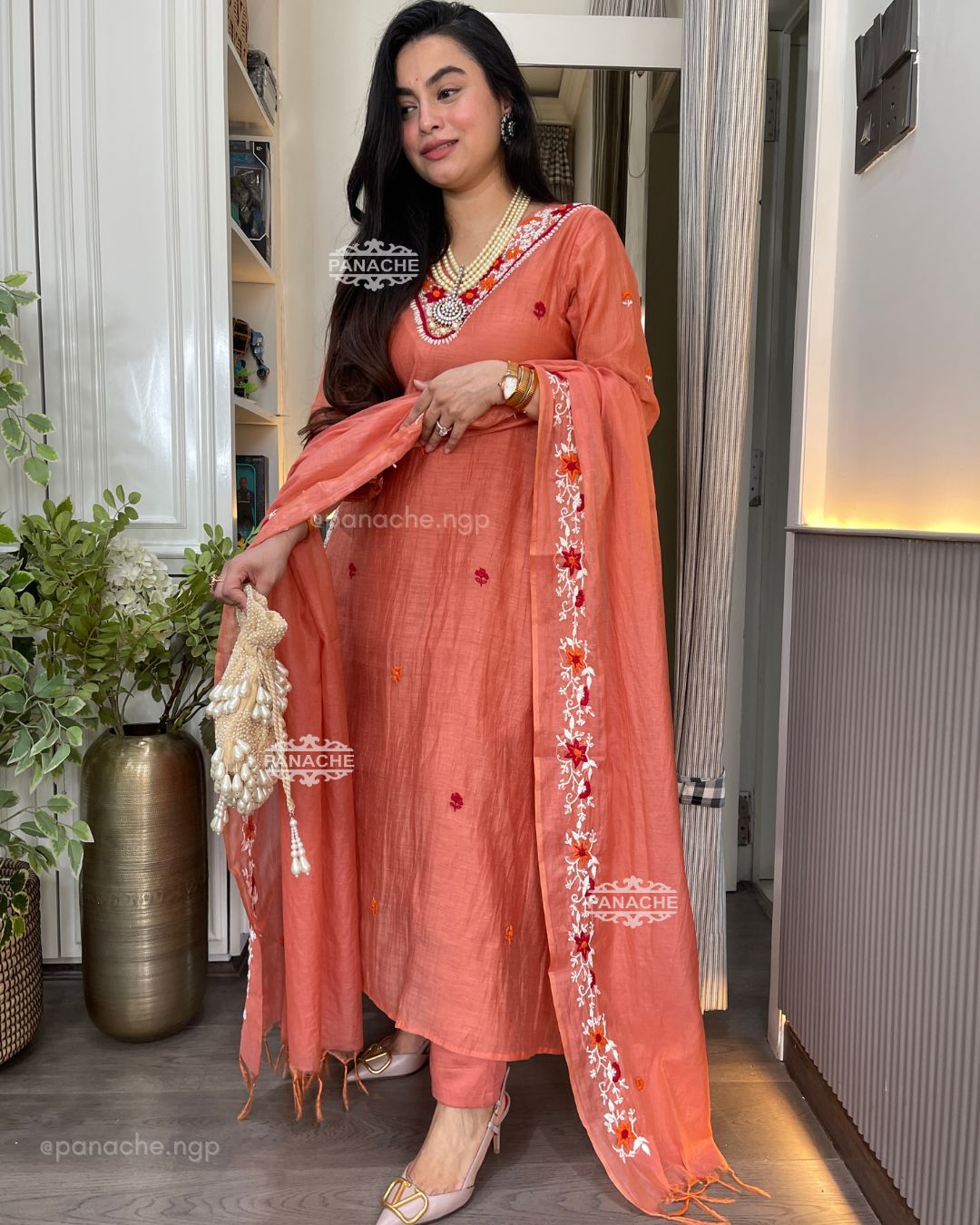 Gajari frenchknot mul set