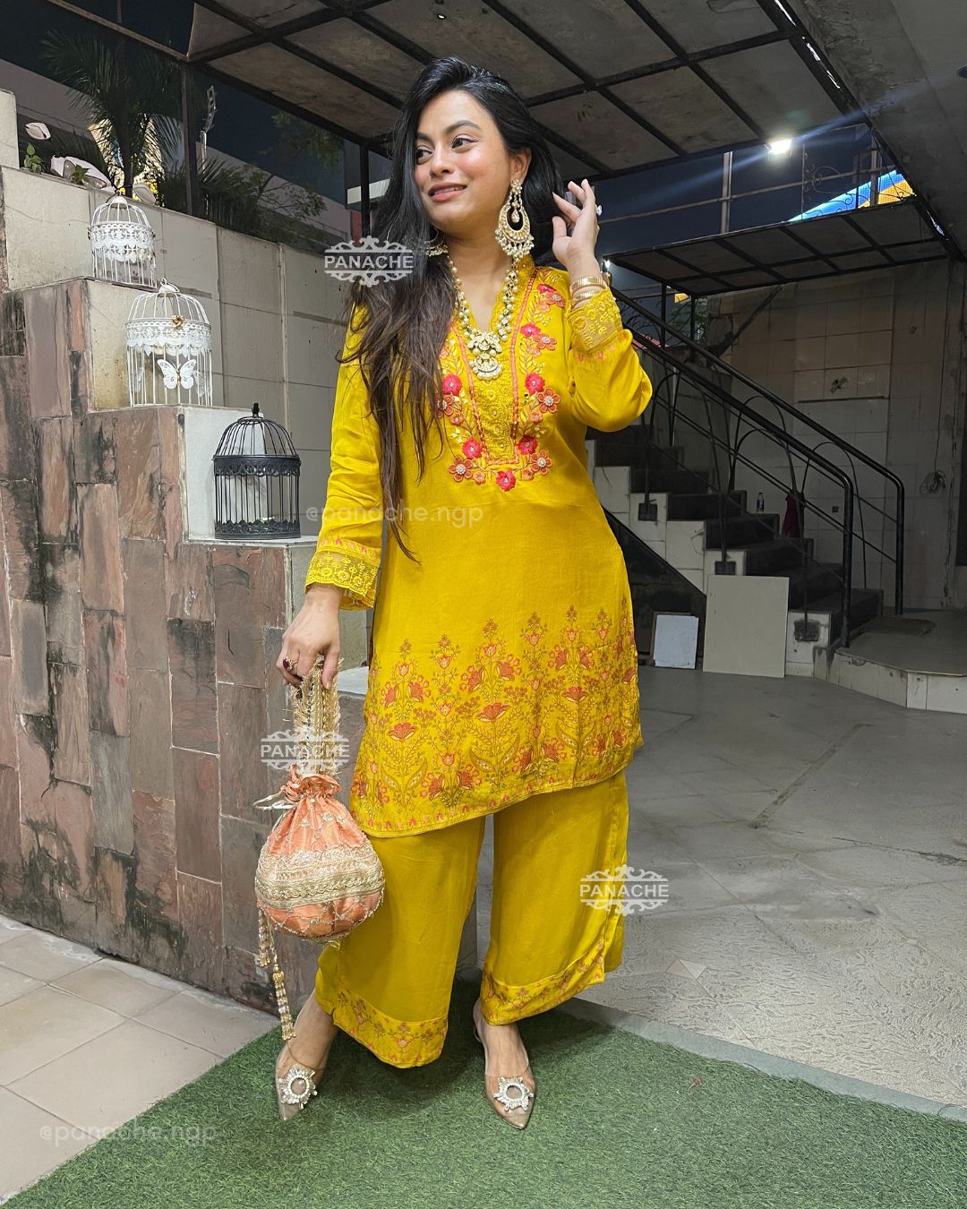 PARTYWEAR haldi coord set