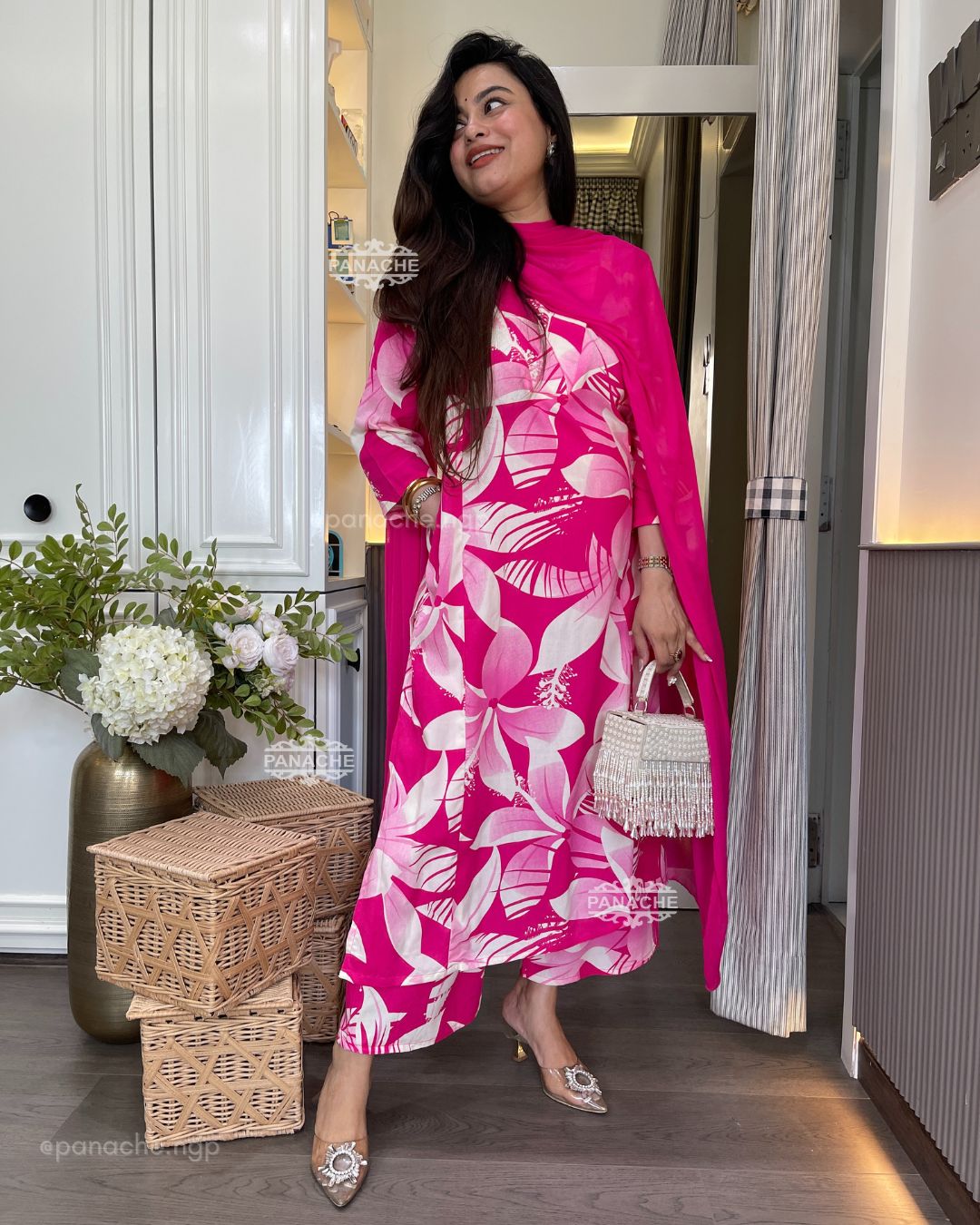 Daily wear set in pink