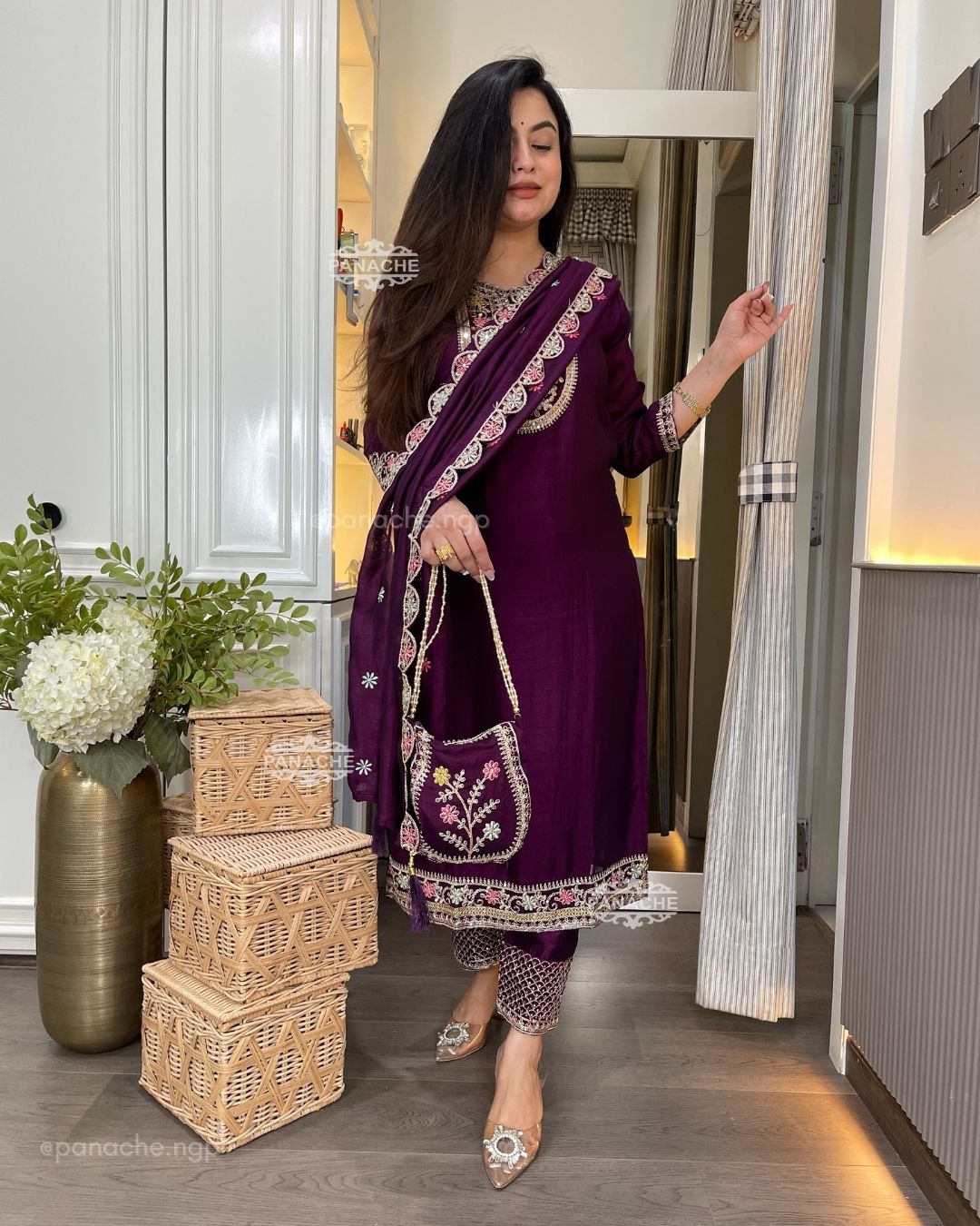 Budget potli zari bright set