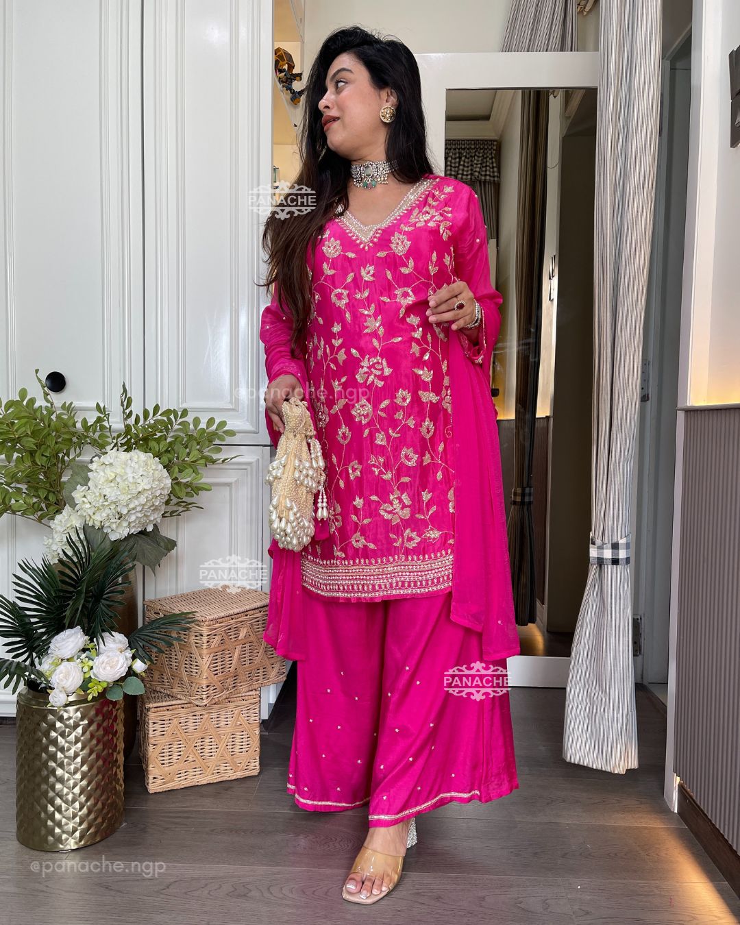 Gharara pinkness set