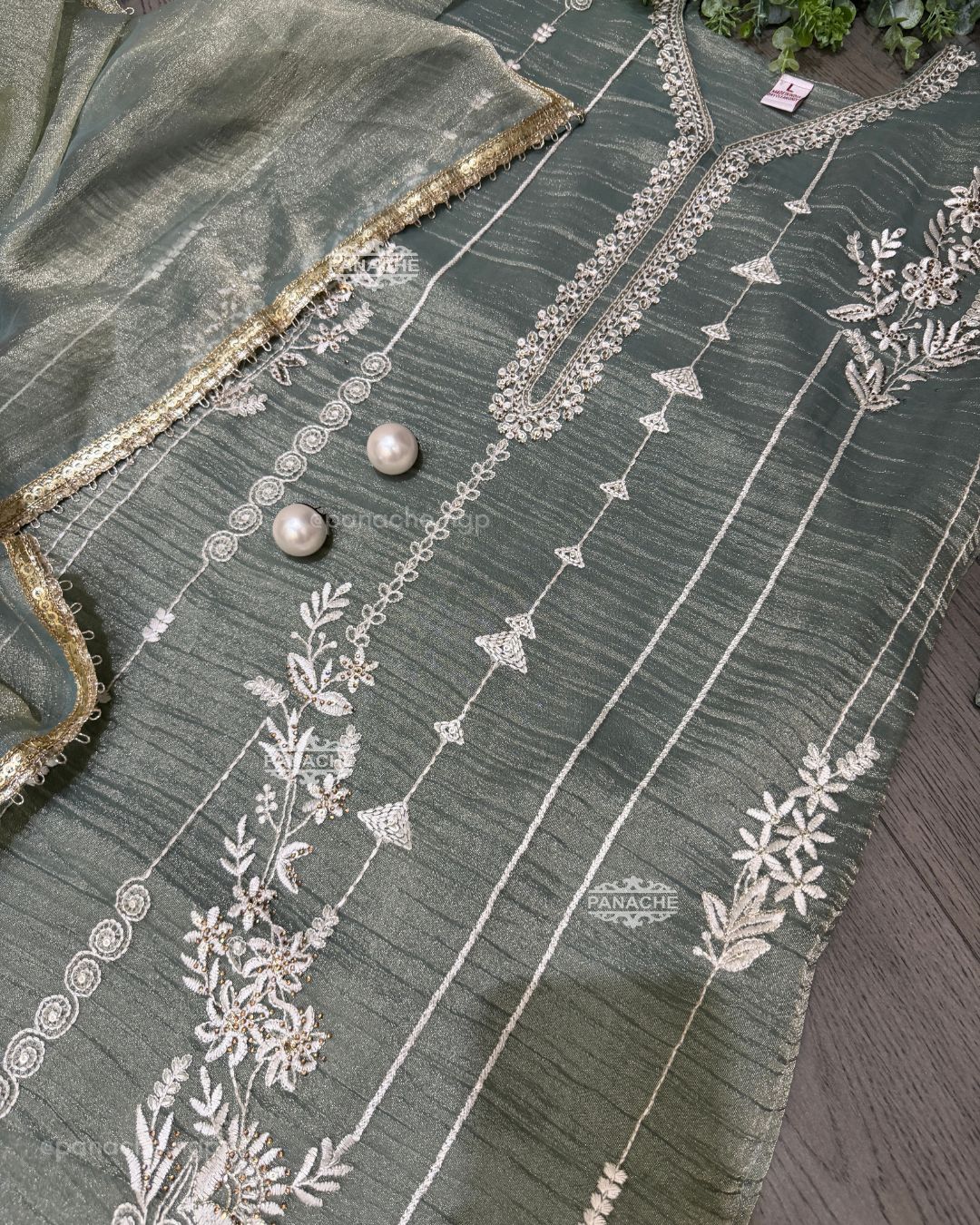 Ruhaan tissue partywear set
