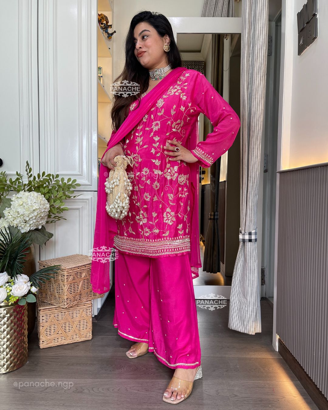 Gharara pinkness set