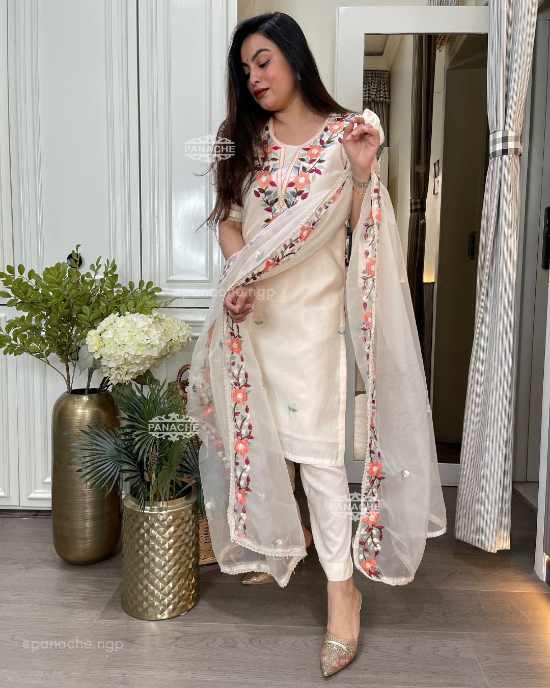 Cotton floral summer sets