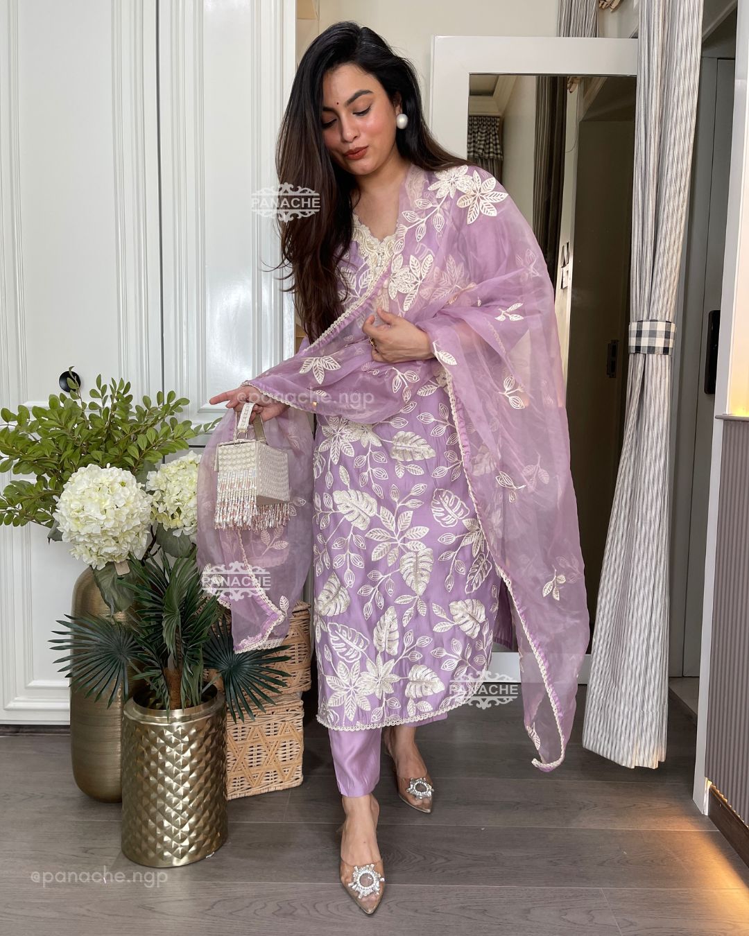 Karachi embroidered pastels sets