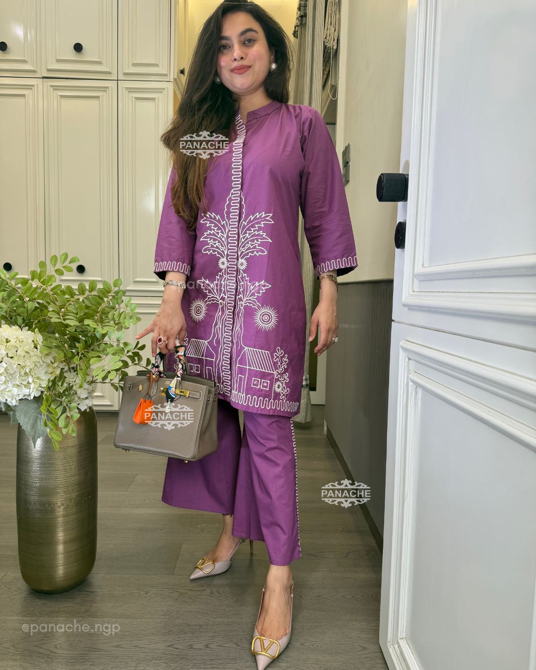 Haveli embroidered coords