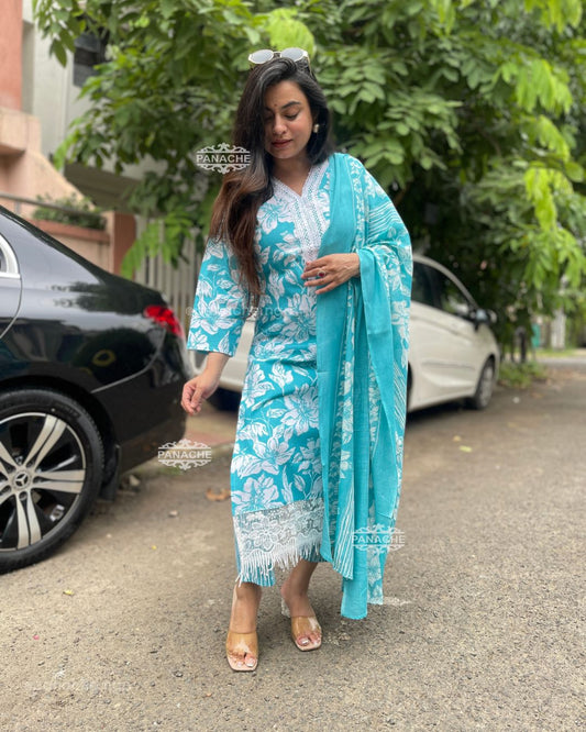 Print on print budget cotton Karachi set