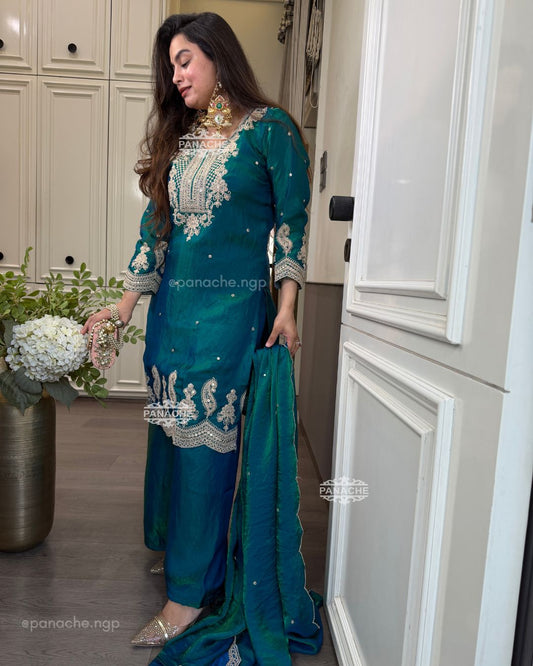 Rangrezia zari set
