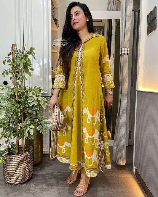 Yellow | Dailywear long coord