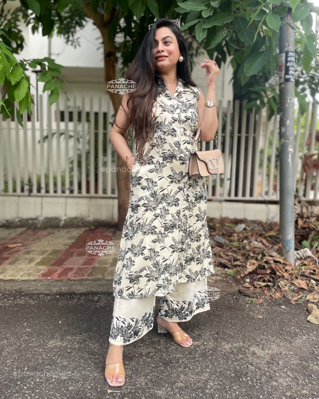 Monochrome slub coords