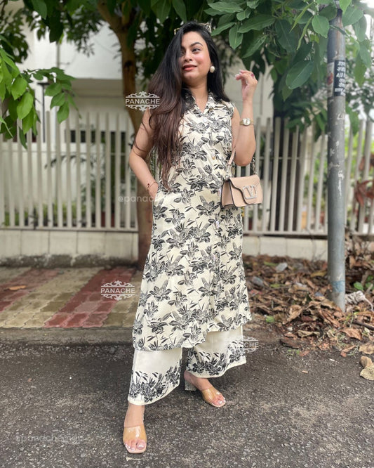 Monochrome slub coords