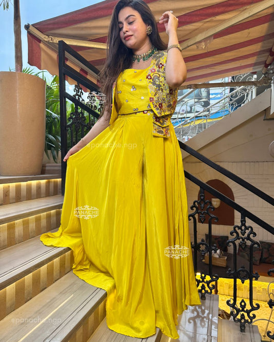 Garden indowestern set