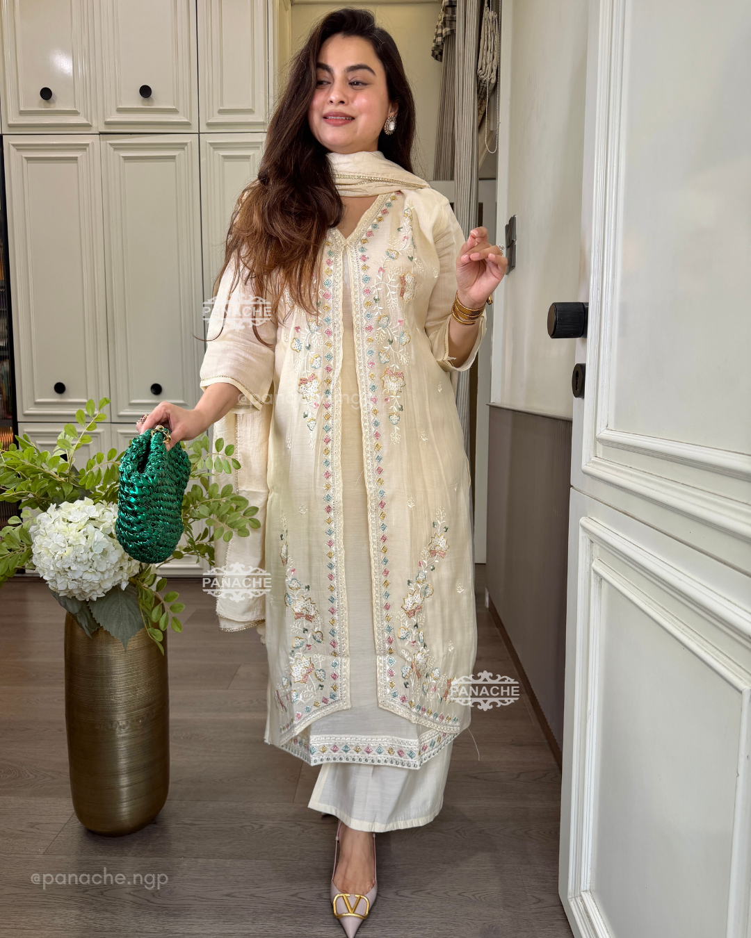 Karachi cape suits