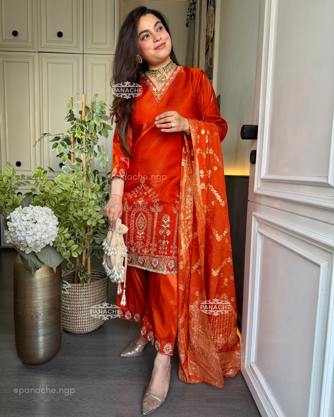 Partywear Sitara set