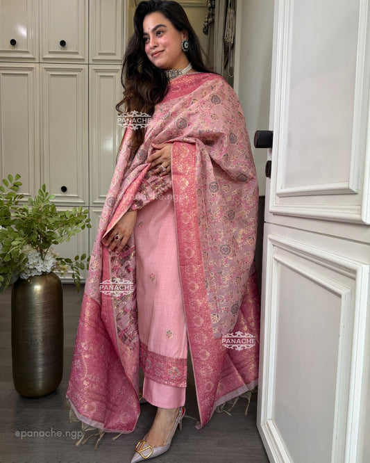Jamdani katha weave set