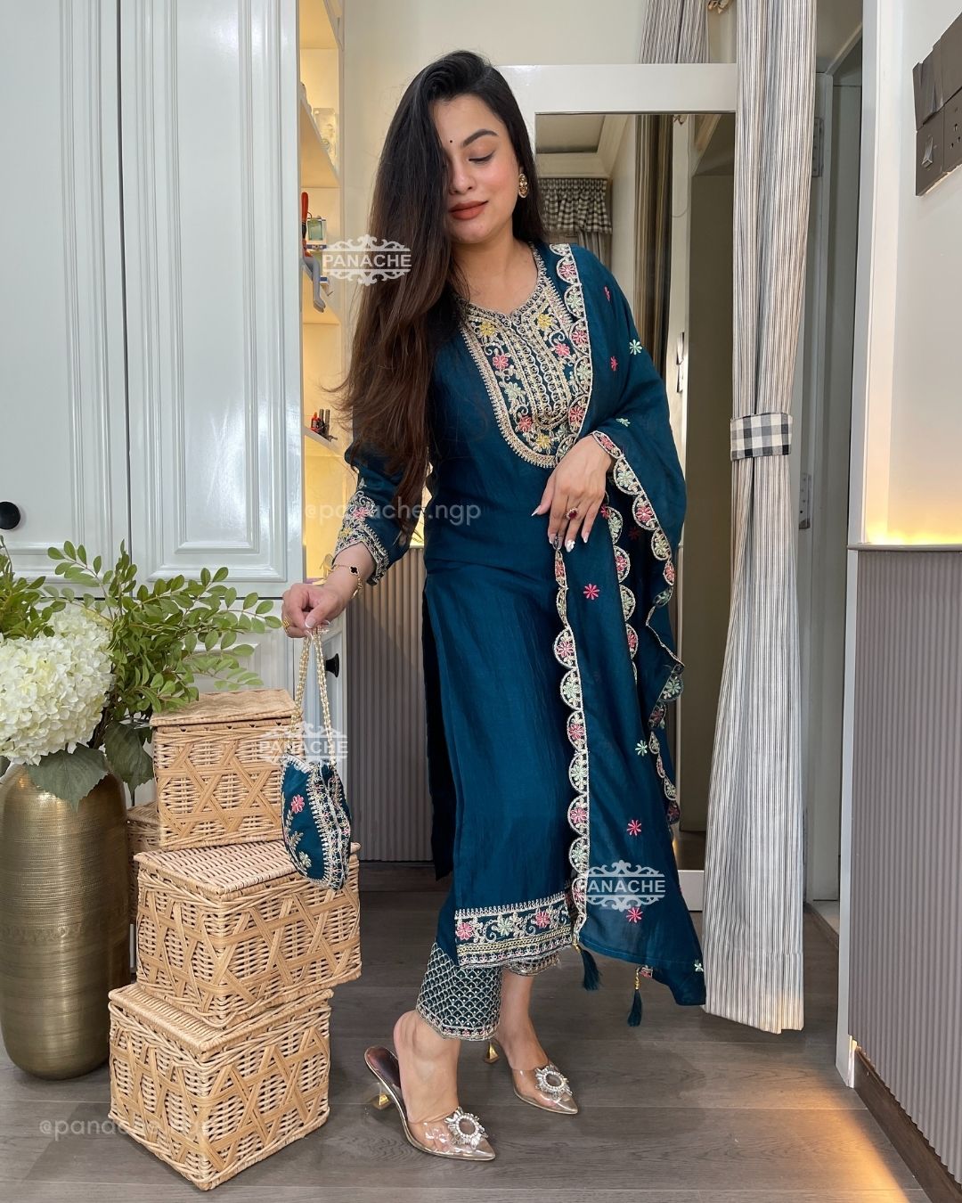 Budget potli zari bright set