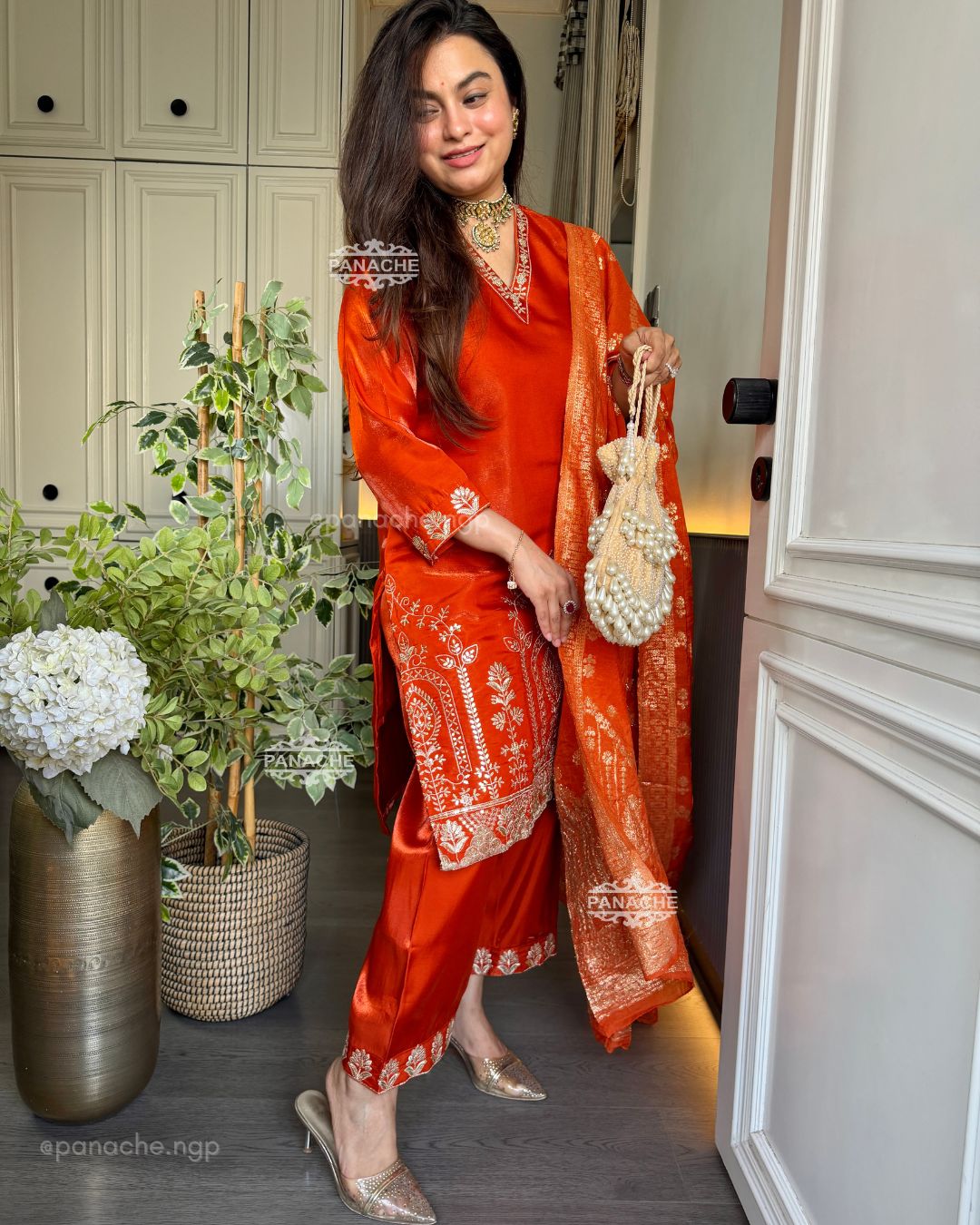Partywear Sitara set