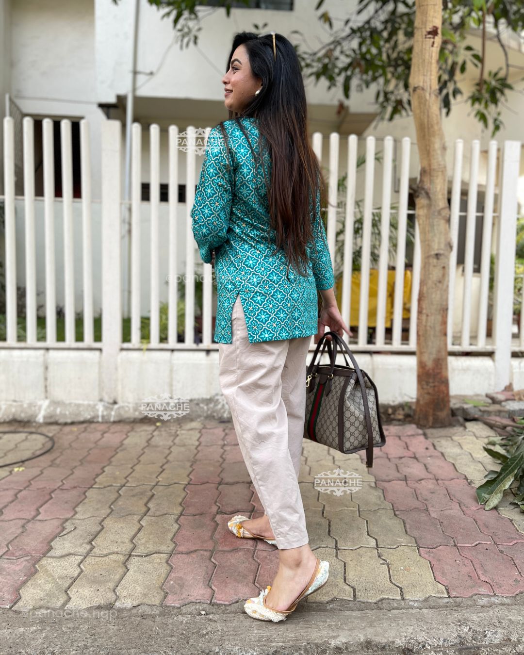 Budget V neck short Kurti Tee
