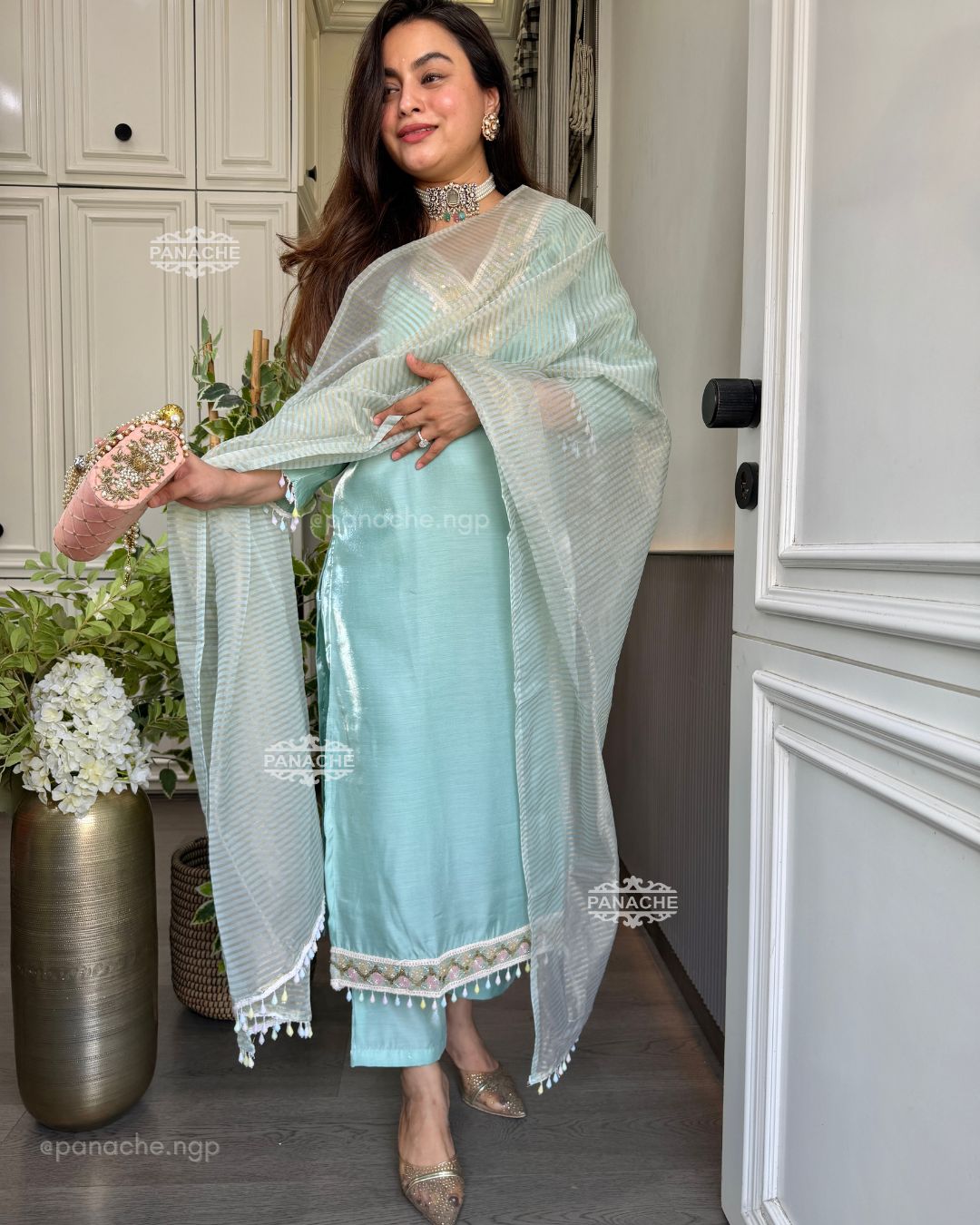 Minty hues summer set