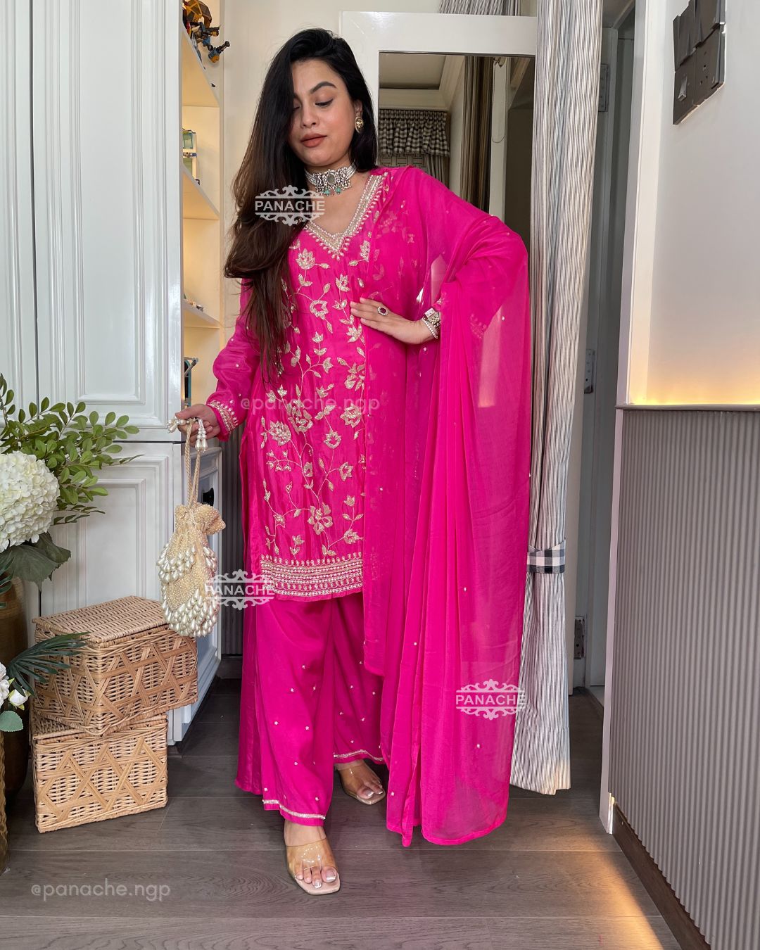 Gharara pinkness set