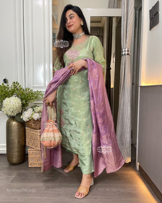 Pastel tissue orgenza sets