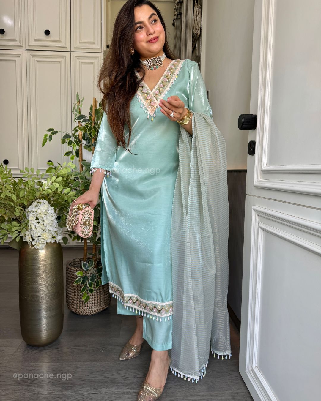 Minty hues summer set
