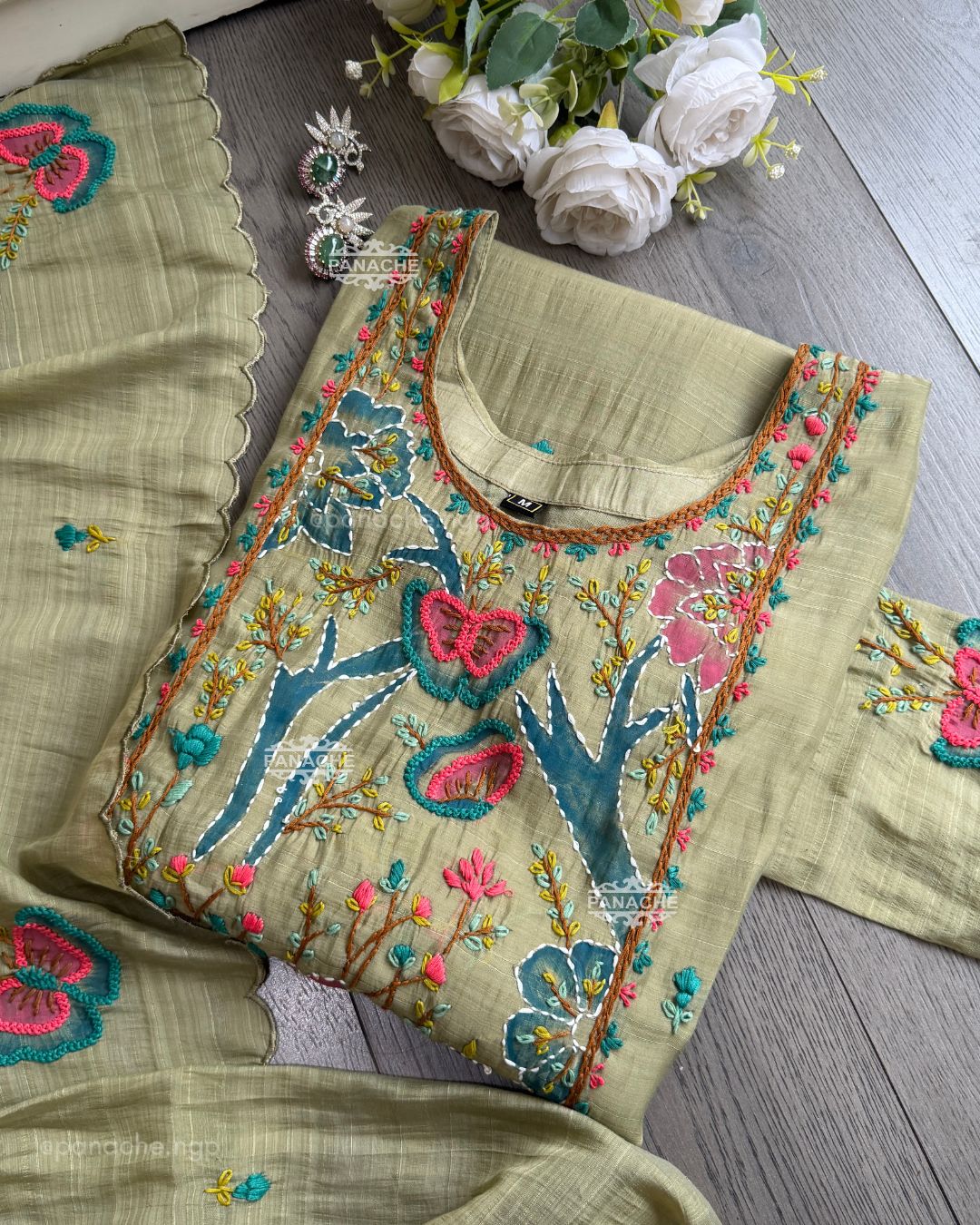 Sage katha suit set