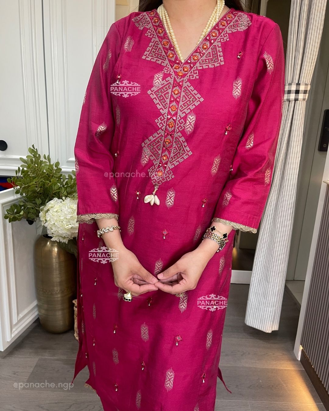 Semi formal tulip pants set