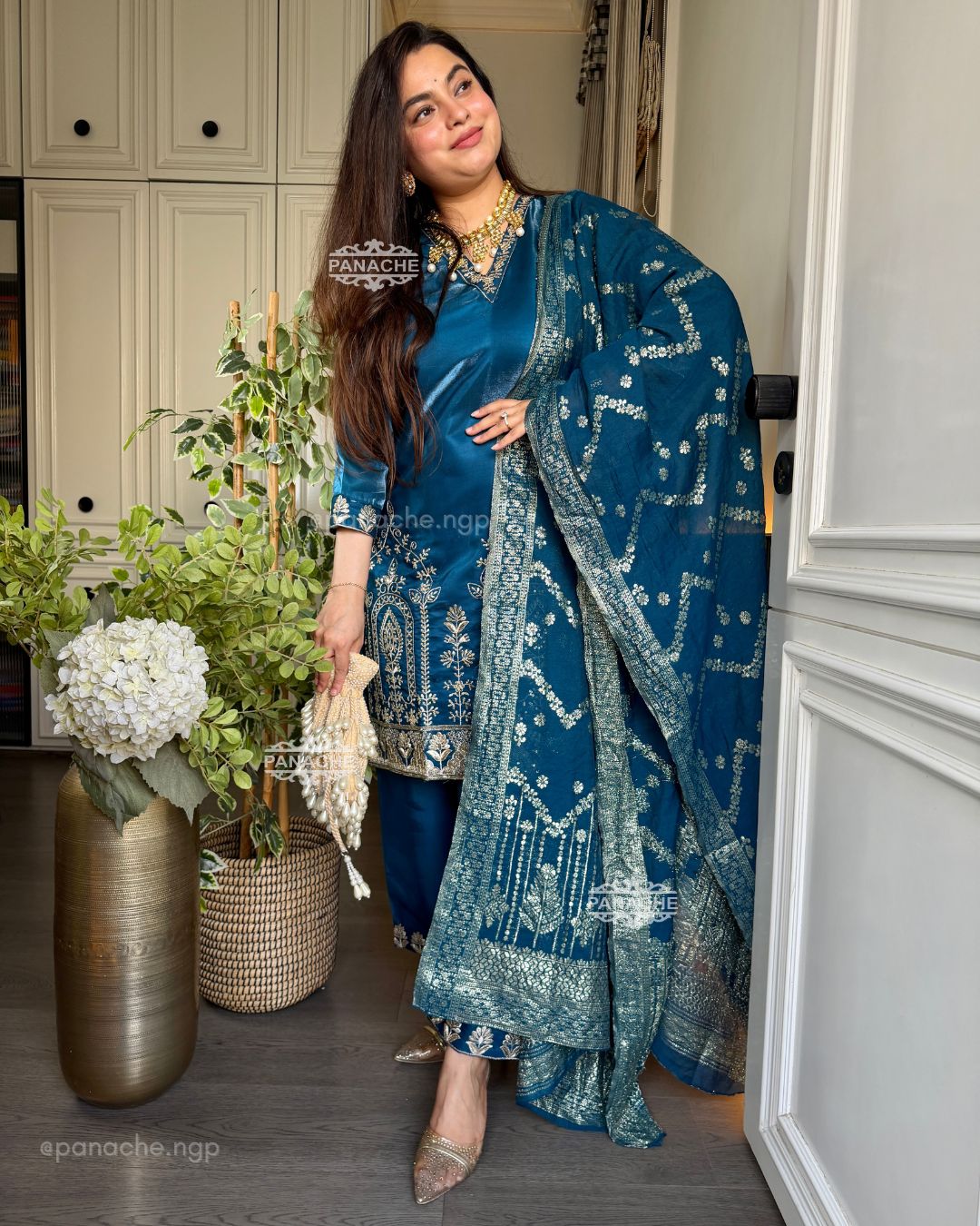 Partywear Sitara set