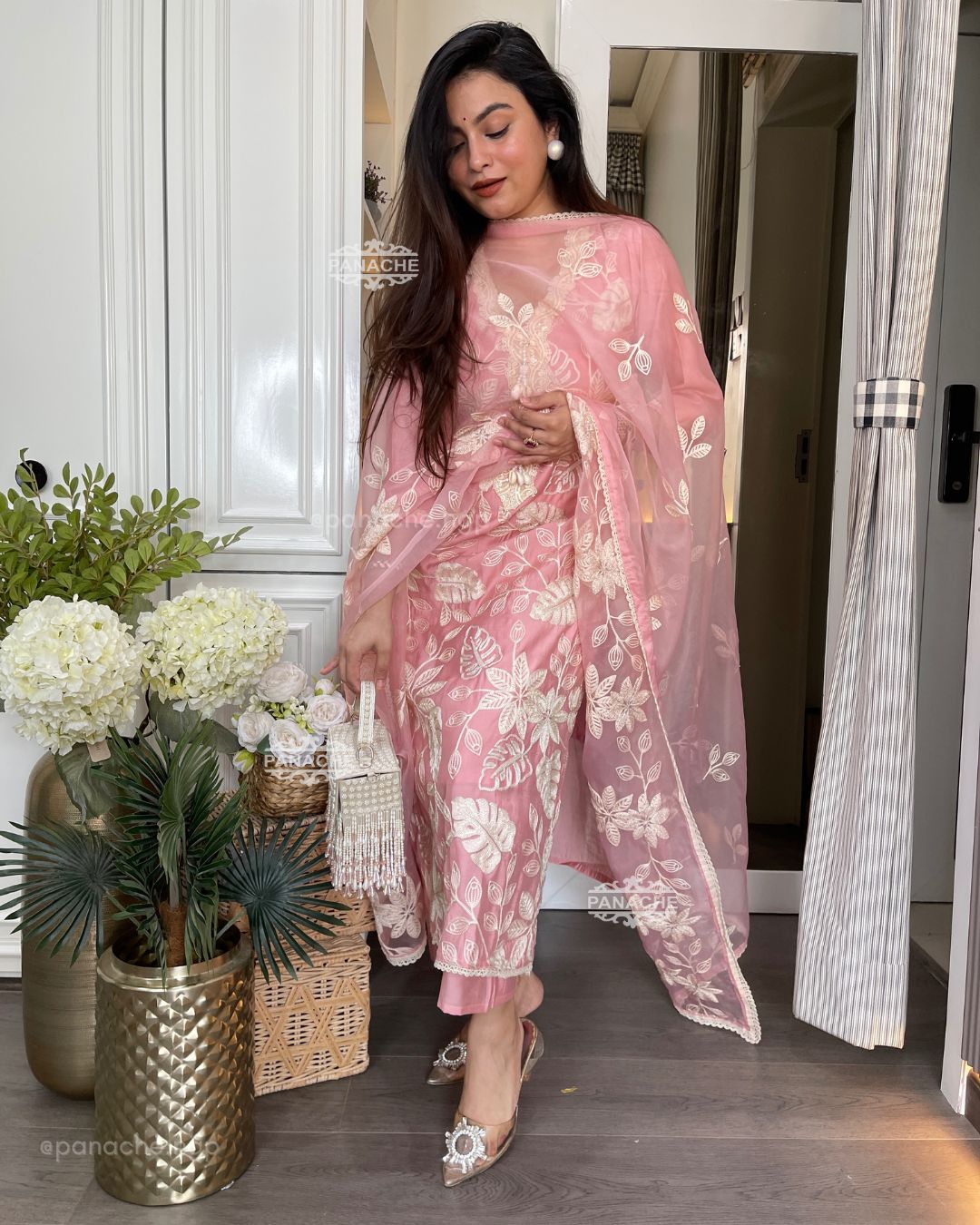 Karachi embroidered pastels sets