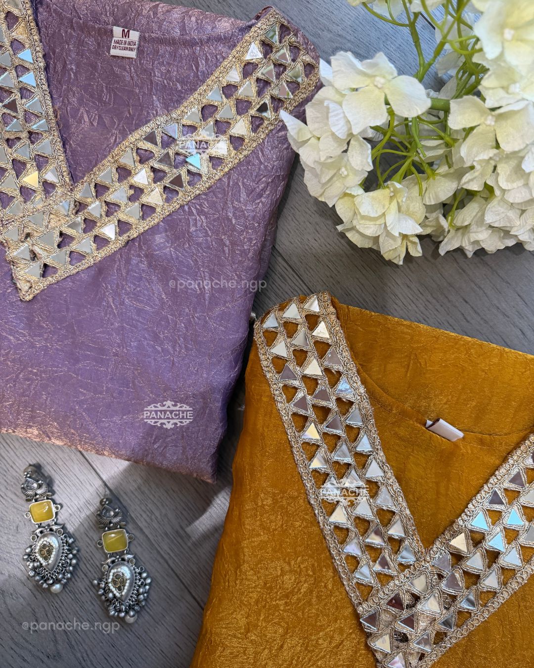 Noorika mirror work suits