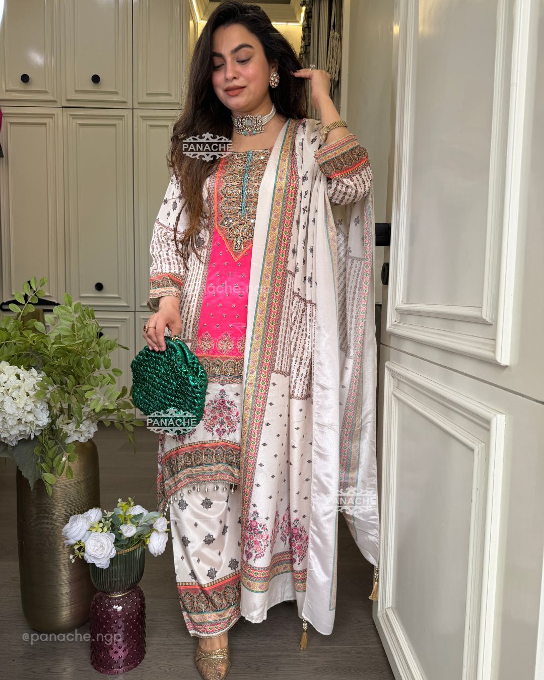 Printed Karachi set