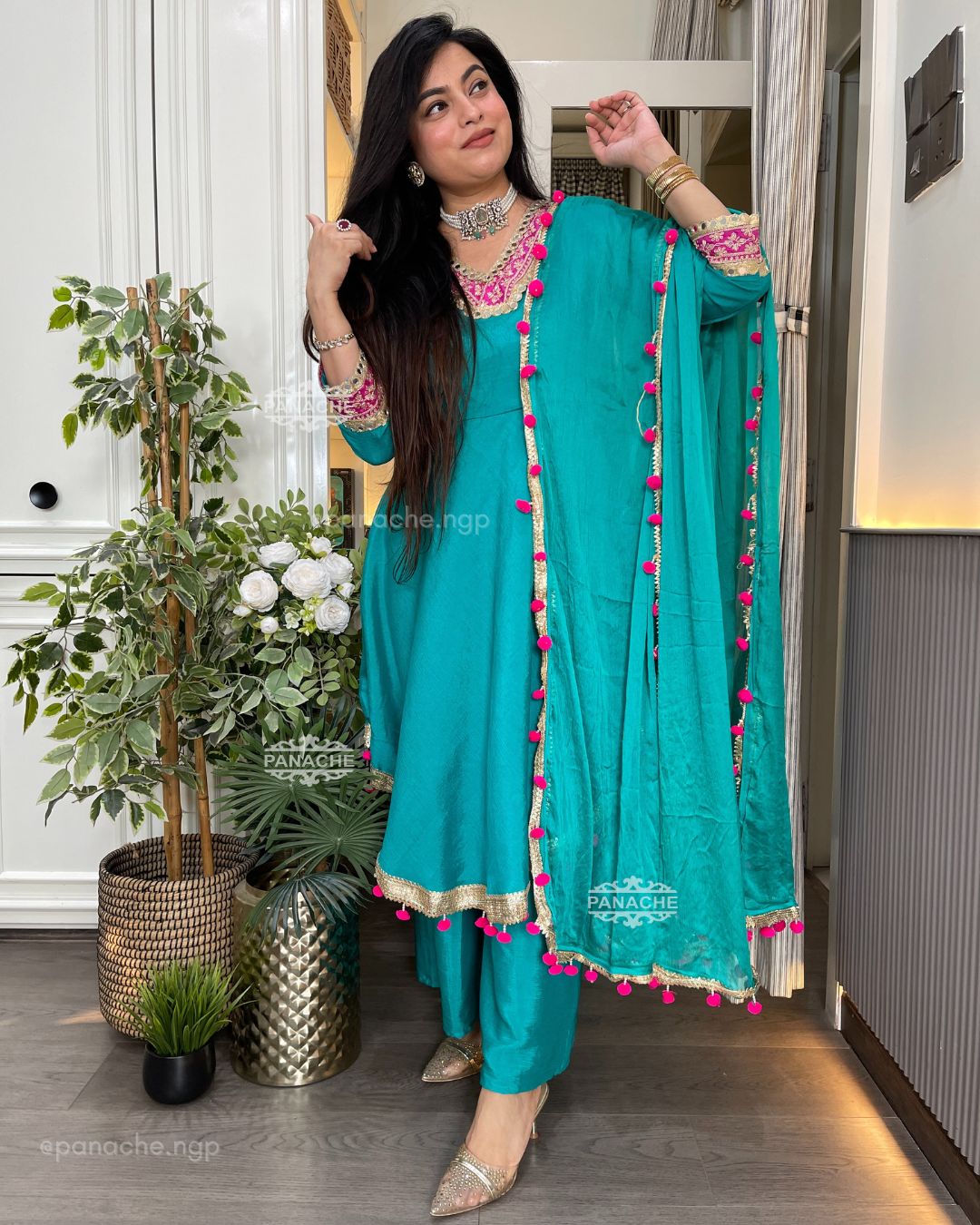 Aqua Gharara set