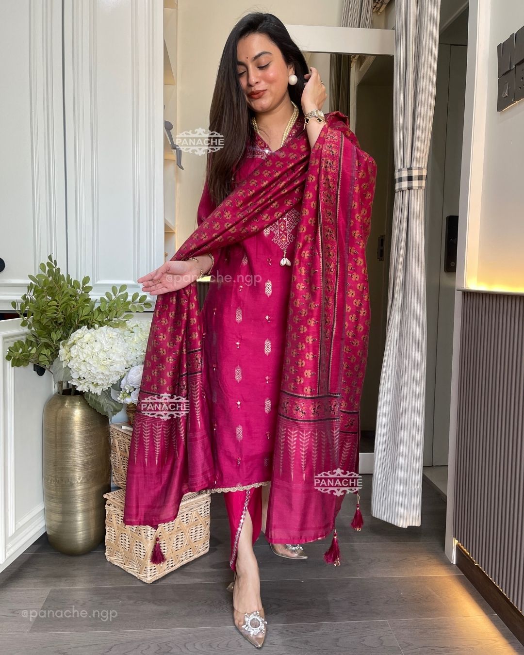 Semi formal tulip pants set