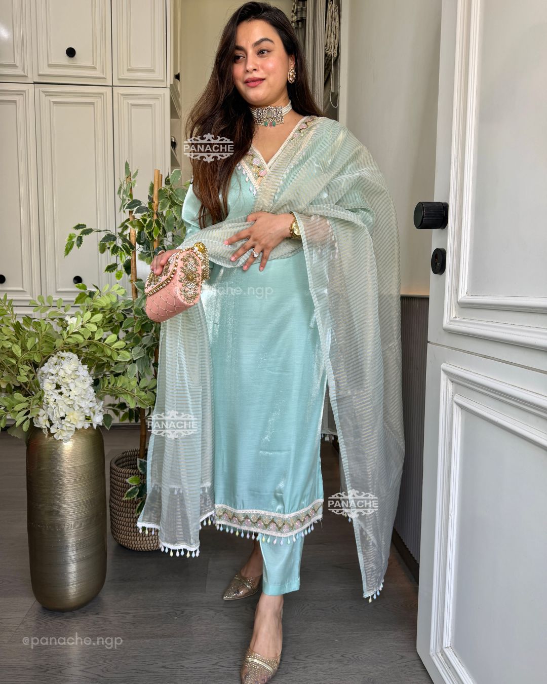 Minty hues summer set