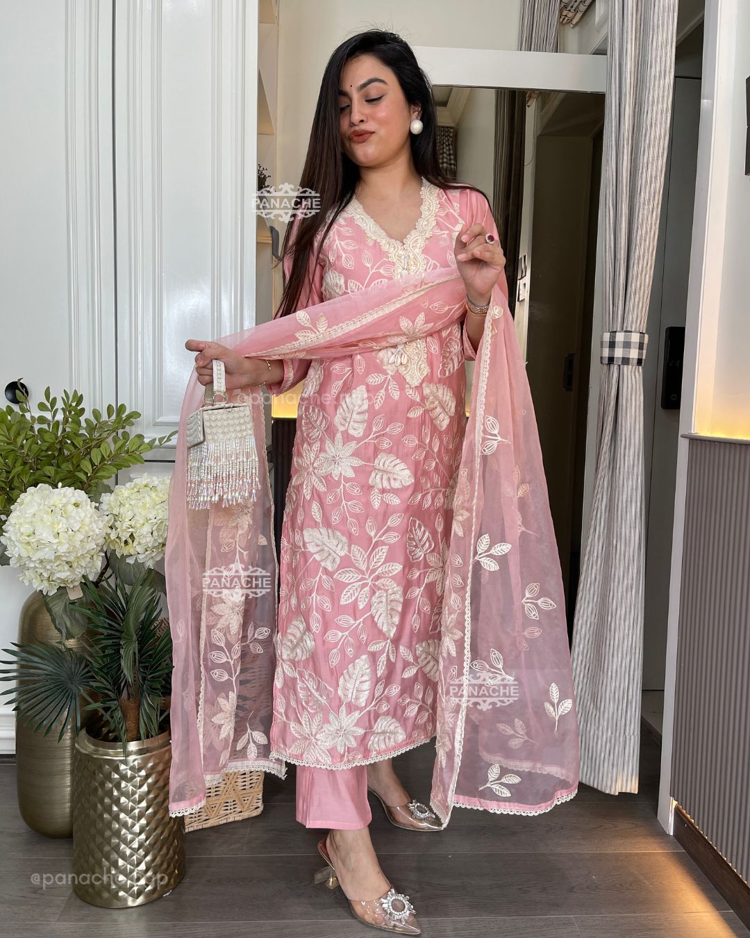 Karachi embroidered pastels sets