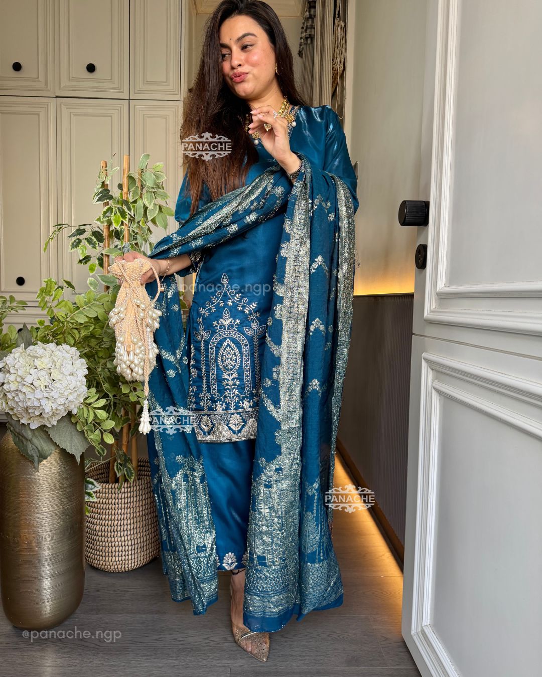 Partywear Sitara set