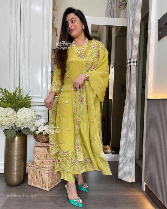 Lemony minty goodness suit set