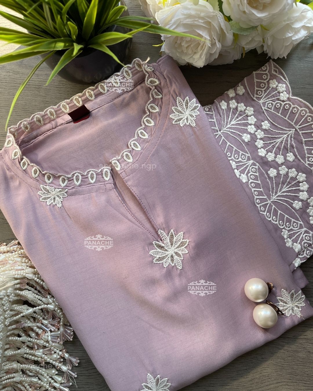 Sweet Pea lavender coord