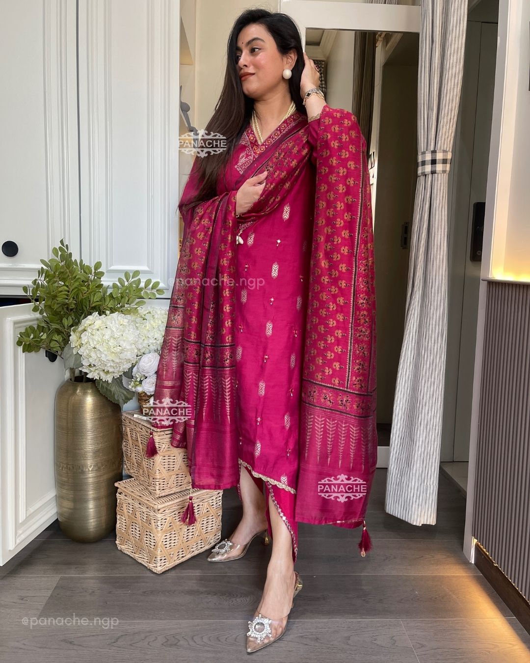 Semi formal tulip pants set